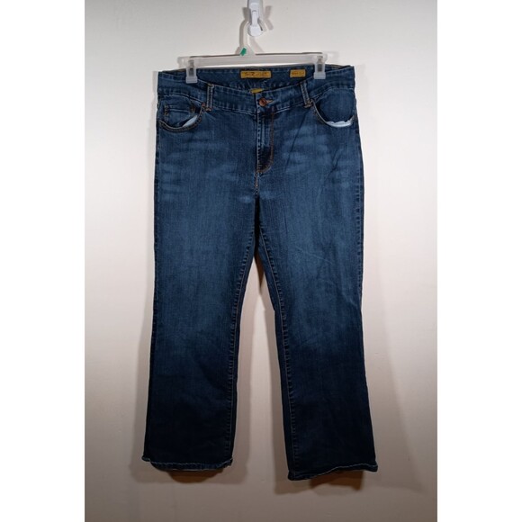 Seven7 Premium Denim Bootcut Medium Wash Embellished Pockets Jeans Plus Size 20 - Picture 1 of 7